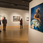 “Immemorial” (at right) and other works offer a unique world view. 