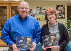 Chet Beaver, of Muncy, and Diane H. Bubb, of Hughesville, are the first Penn College graduates to receive Innovation Engineering Black Belts from the Eureka Ranch in Cincinnati. Both are also Penn College employees. Beaver is coordinator of veterans affairs; Bubb is a workforce development consultant. 