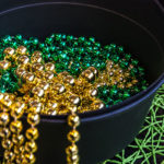 Colored beads aid in the wearin' of the green.