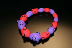 "Spheres and Spools 2," neckpiece, 2012