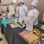 The students practice the customer service skills they honed during a semester of patisserie sales in Le Jeune Patissier.