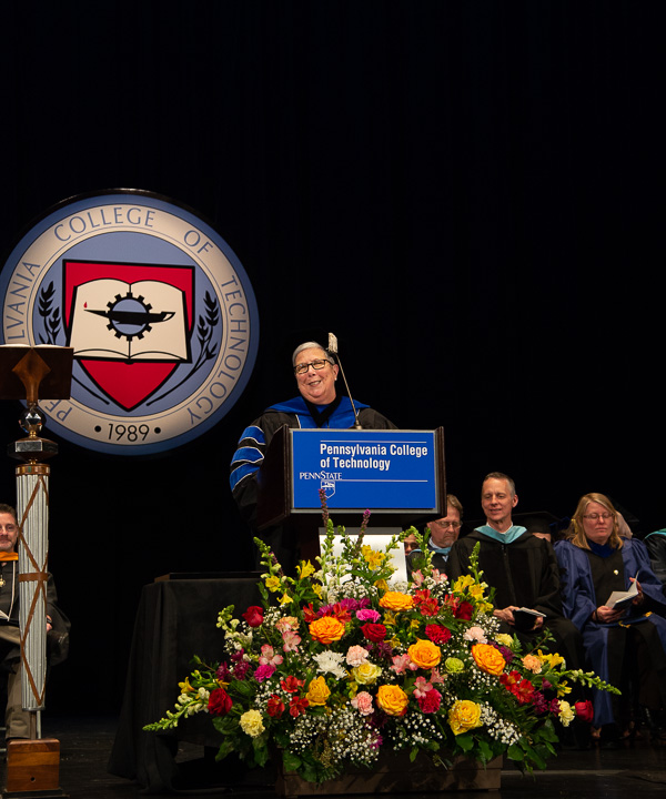 Davie Jane Gilmour marks her 20-year anniversary as president of Penn College, commenting on the privilege of serving in that post.