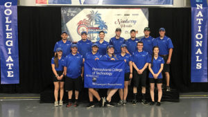 The Wildcat archery team at outdoor nationals