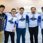 The faces of E-Sports, a competitive gaming club hoping to begin this fall (from left): Hunter D. .Latranyi, Danville; Kyle I. Clayton and Jonathan J. Lopatofsky, Williamsport; Carter F. Brigham, Shelter Island, N.Y.; and Jonathan W. Best, Downington. Best and Latranyi major in electronics and computer engineering technology; the rest are pursuing various information technology degrees.
