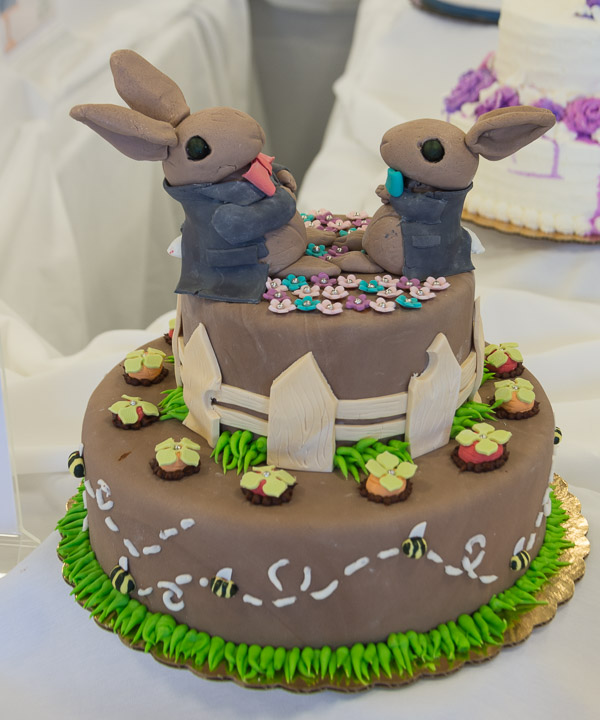A cake by Alexis L. Hunter, of Hughesville, received second-place honors from judges.