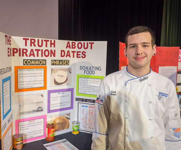 Cody T. Knarr, of Williamsport, explains the truth behind the dates found on food packages.