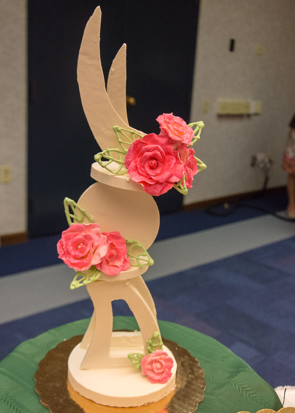 Taylor M. Bickhart’s chocolate sculpture. Bickhart is from Middleburg.