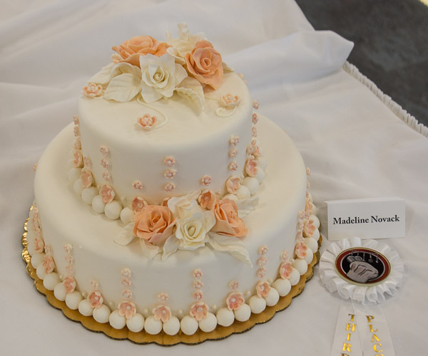 Judges awarded third place to a cake by student Madeline J. Novack, of Selinsgrove.