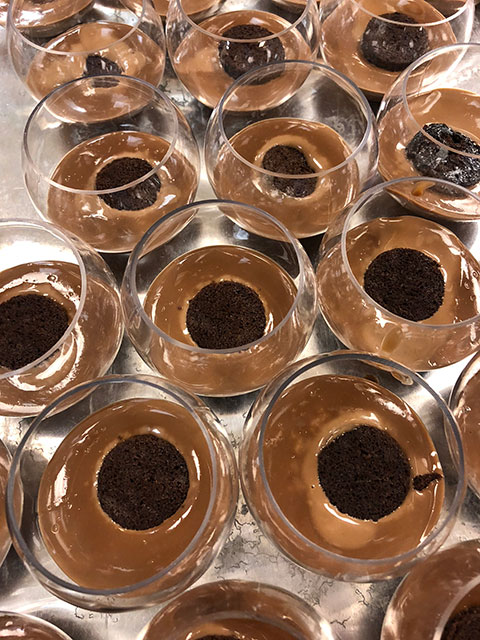 This chocolate mousse is to die for.