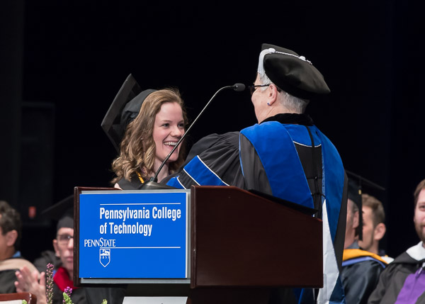 Lehman culminates her history of campus involvement as a commencement speaker.