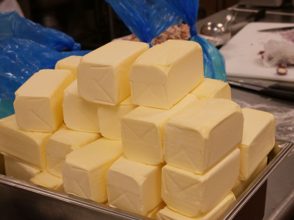 Margarine is not used at the Derby!