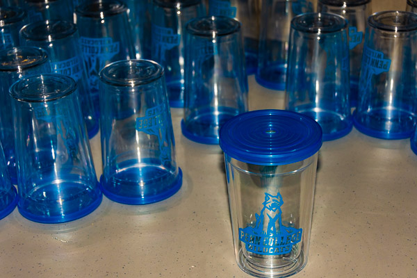 Penn College tumblers were distributed to the first 100 attendees.
