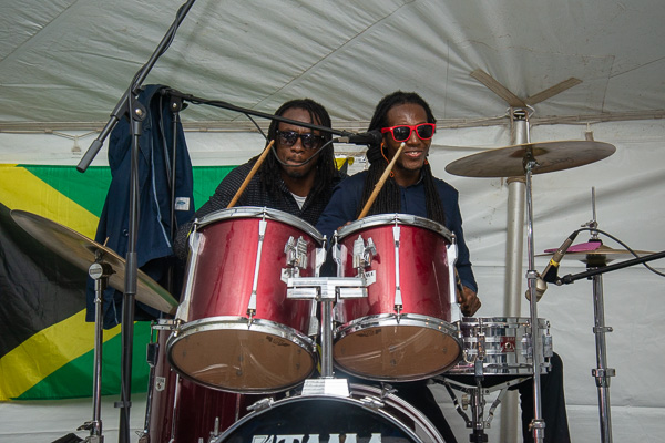 Myal Soul wows the tent-party crowd.