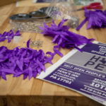 Purple ribbons are ready for PCT HOPE on Nov. 10.