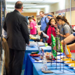 A packed thoroughfare of free samples