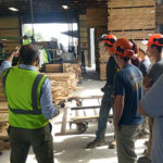Forest technology majors get a comprehensive tour at the hub of a decades-old operation.