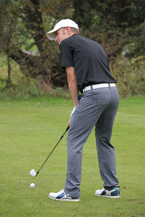 Wildcat golf coach Matt Haile shows the form that has made him an inspiring mentor for 10 seasons.