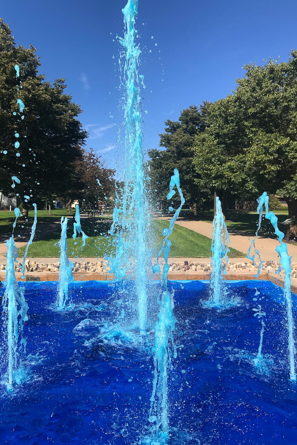 Flowin' with the Wildcat Blue!