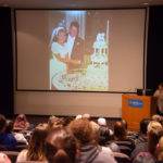 After her talk, Wolfe shared beautiful memories with those gathered …
