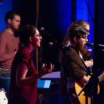 A Cru-organized worship team moves the crowd.