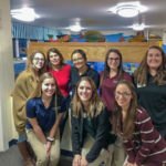 Members of the college’s Occupational Therapy Assistant Club, with club adviser and program director Jeanne M. Kerschner, gather at the Ronald McDonald House Danville. The group prepared a meal for guests of the facility on Nov. 17.