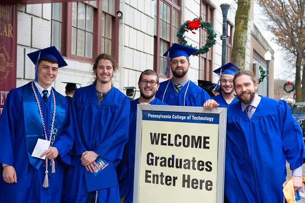 Welcome, indeed. We're glad you're here, graduates!