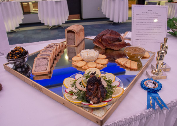 … with a snap-pea salad with grilled quail; cured and smoked pheasant; and other treats.