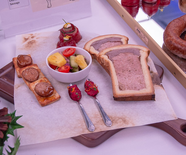 Janelle R. Becker, of Fort Loudon, and Kobi A. Shannon, of Lewistown, earn second place for an “Early Spring” spread …