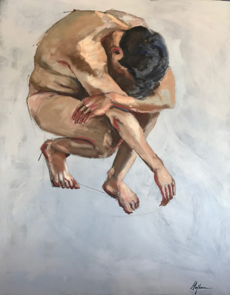 Teresa Hofheimer, Untitled, oil on canvas, 48 inches by 36 inches