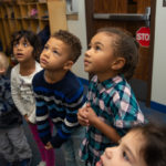 Eyes wide with wonderment