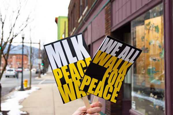 Signs of peace, a sense of purpose