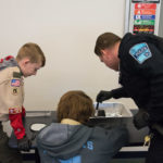 College Avenue Labs was the venue for budding forensics professionals, schooled by police Officer Riley F. Donahoe ...