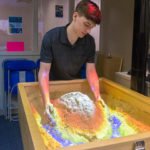 Weston L. Laity, of Blandon, an information technology sciences-gaming and simulation major, recently updated the AR Sandbox software.