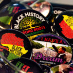 Buttons reflect an array of cultural and historic experience.