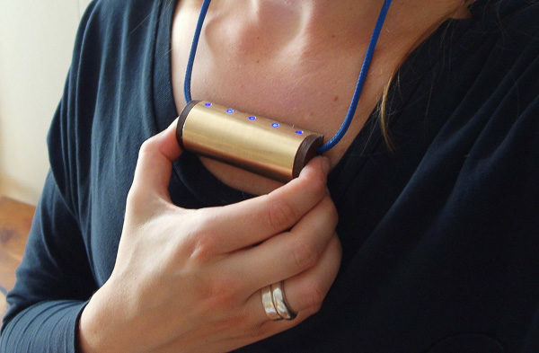 Among the speaker's designs are the Empathy Amulet, a wearable interpretation of author Philip K. Dick's empathy box, which encourages wearers to make a deliberate and generous choice to invest their time and energy to connect with strangers ...