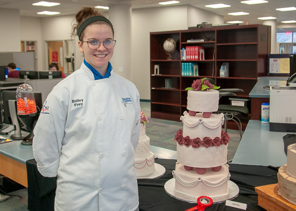Bailey L. Frey, of Watsontown, received second place for her cake.