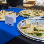Sriracha turkey naanwiches add some bite to the buffet.