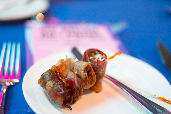 Among the delicacies: bacon-wrapped, cheese-stuffed dates