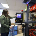 Penn College students featured on "PMA Perspective" are Alexa M. Korinchak, a plastics and polymer engineering technology major from Hellertown, working on the heavy-gauge thermoformer ...