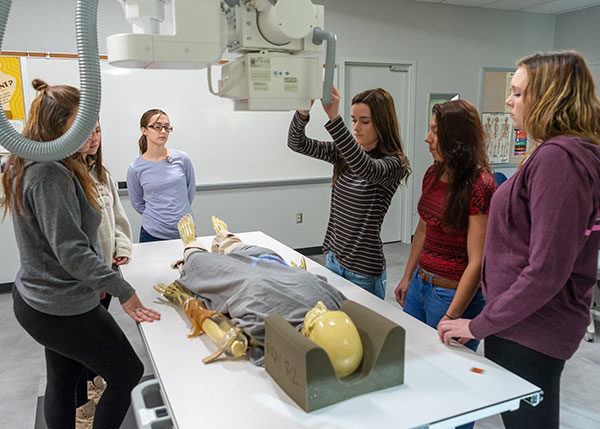 Students pursuing degrees in radiography at Pennsylvania College of Technology gain hands-on skills in the college’s recently updated digital radiography lab. The program was reaccredited by the Joint Review Committee on Education in Radiologic Technology.
