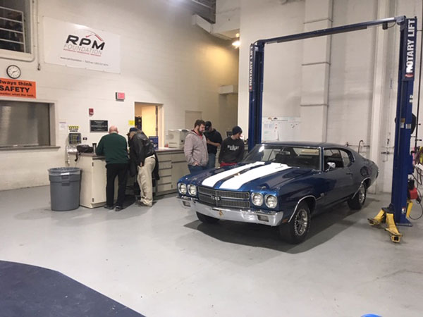 A 1970 Chevrolet Chevelle Super Sport, an award-winning restoration project completed by Penn College students, deservedly draws attention.