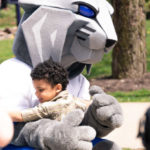 The Penn College mascot, for whom the popular event is named, is generous with hugs.