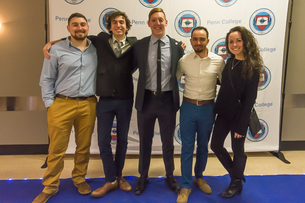 This year's SGA Executive Board poses for a parting (snap)shot.