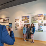 Jabbour takes a photo for Cayla L. Erisman (center), of Johnstown, and friends. Erisman earned her associate degree in architectural technology in 2018, is graduating with a Bachelor of Science degree in building science and sustainable design: architectural technology concentration, and is headed to Penn State to pursue a master’s of architecture.