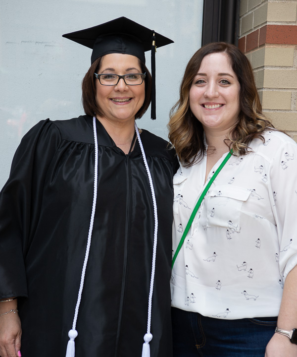 It’s all in the family for cum laude graduate Marianne DePasqua and her daughter, Megan E. Wright, ‘12, physician assistant. DePasqua, a client development specialist with Penn College’s Workforce Development, earned her bachelor’s degree in business administration: management concentration. 