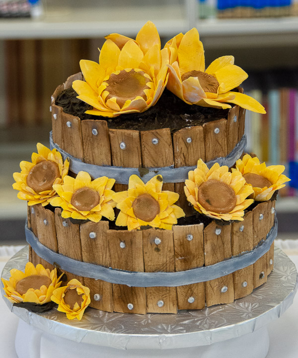 Sadie C. Bower’s rustic cake; Bower is from Lewisberry.