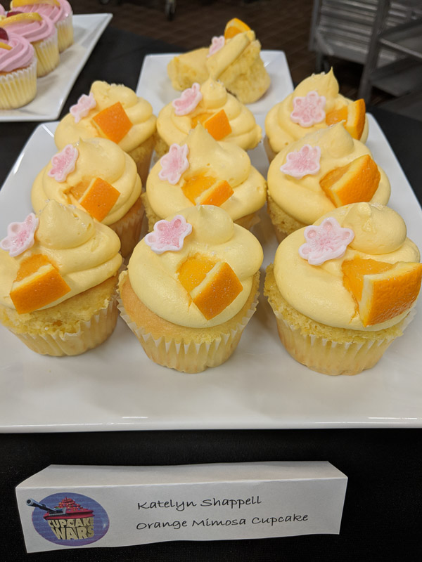Orange mimosa cupcakes by Katelyn M. Shappell, of Orwigsburg.