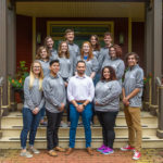 Joining the Links as their orientation intern is a familiar face – David A. Gadalla (front center), who earned his bachelor's in aviation maintenance technology last month. Gadalla is serving as an orientation intern, the first alumnus to do so, before he heads to graduate school in Pittsburgh this fall.