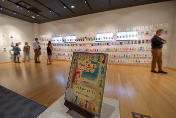 Copies of the classic children’s book that inspired the project are available for reading in the gallery. 