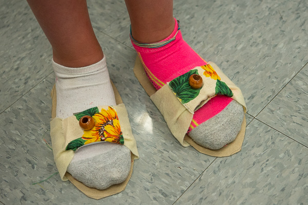 Kid-created fashions from head to toe!